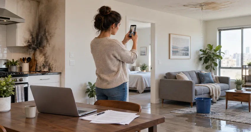 Renters Insurance Claims For Fire And Water Damage In US Apartments